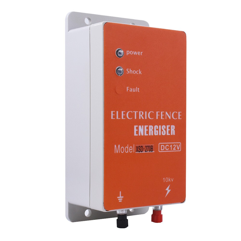 Electric Fence Charger 10KV Output 10KM Range for Farm Animal Security Control