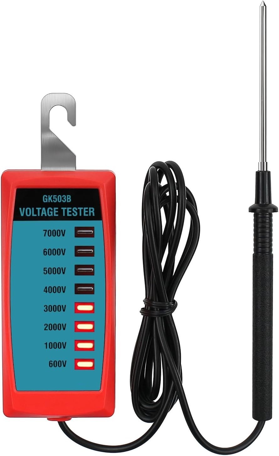 Electric Fence Voltage Tester Neon 0.6-7kV Fault Finder Fence Checker Tool