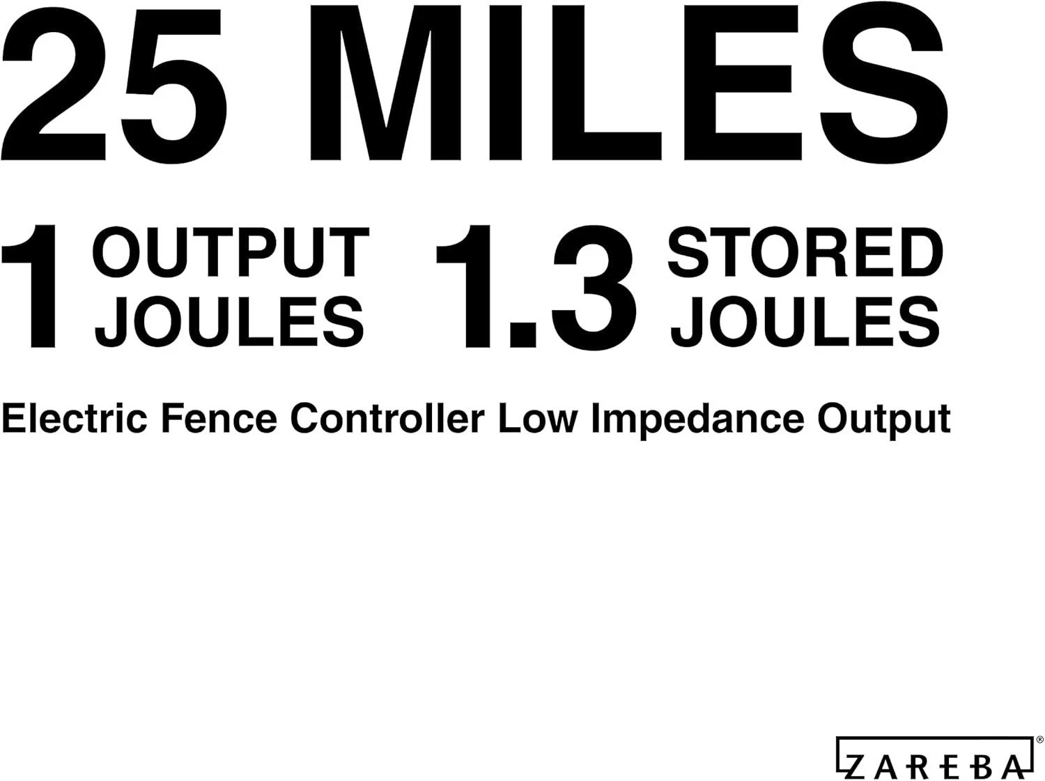 25 Mile AC Powered Low Impedance Electric Fence Charger – Plug In Fence Charg…