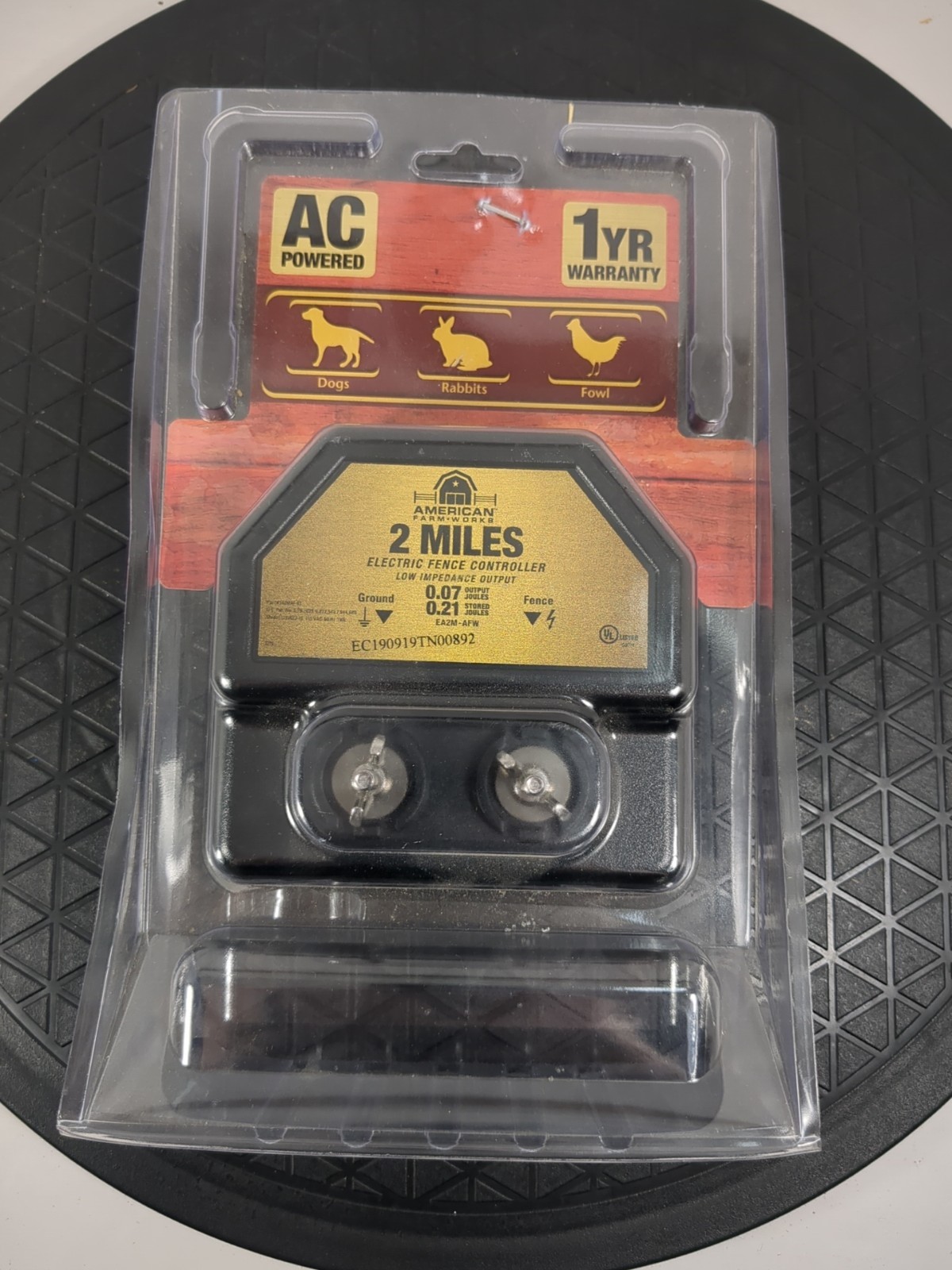 American Farm Works 2 Mile Electric Fence Controller AC Powered, New In Package
