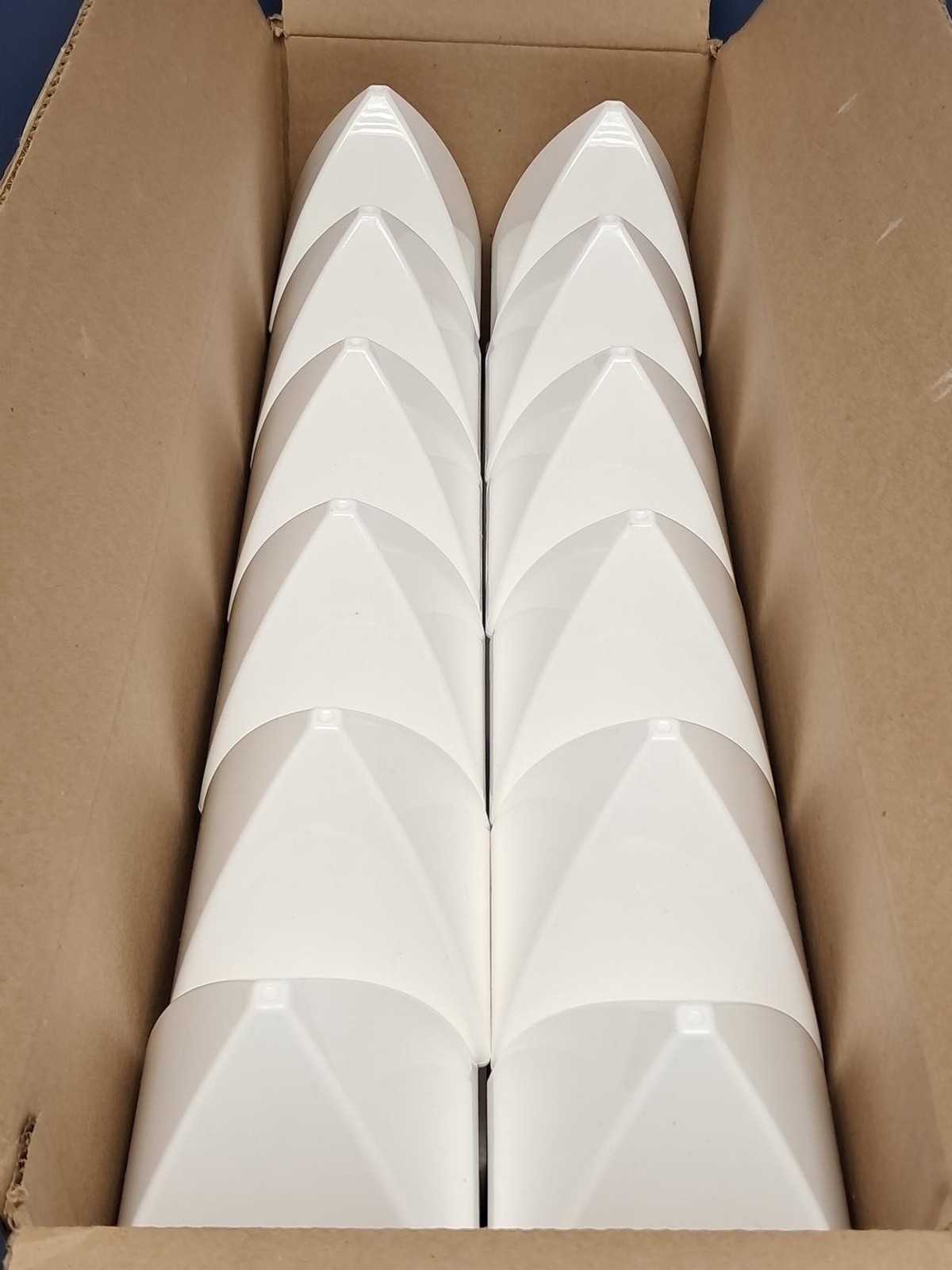 Lot of 12 Freedom 4″ x 4″ Vinyl Gothic Post Top – White – 73013954 – NEW