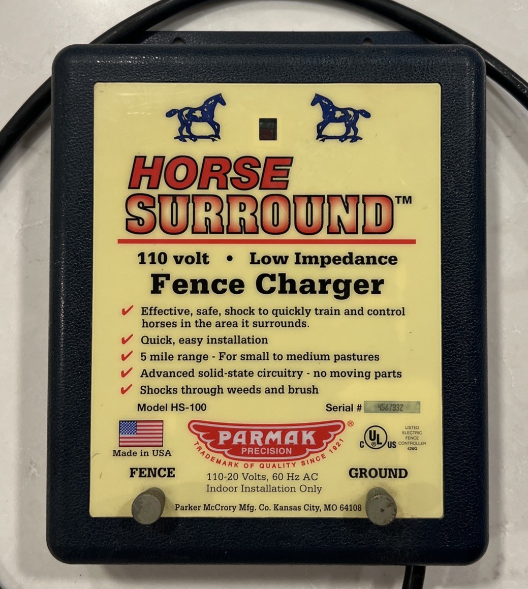 Parmak Horse Surround Low Impedance 110- Volt 60 Hz AC Electric Fence Charger