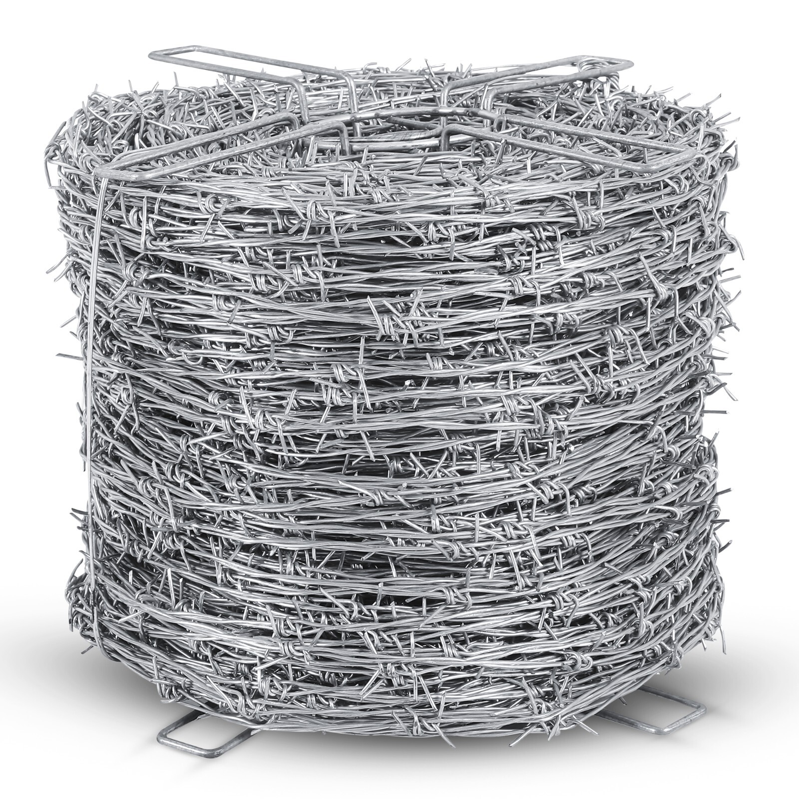 4-Point Barbed Wire Roll | 5″ Spacing, 12.5 Ga | 1320 FT | Heavy Duty SIMBASTEEL