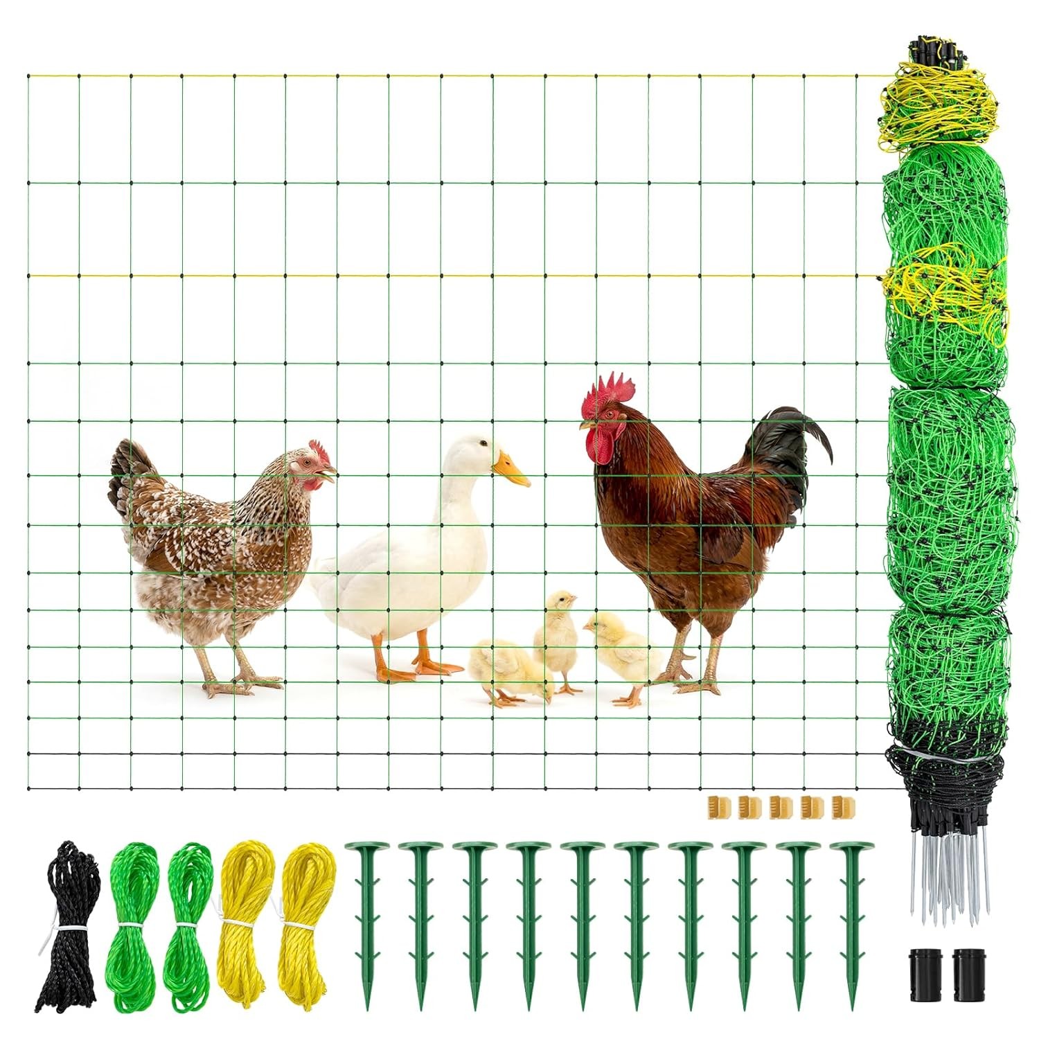 Portable Electric Poultry Fence 164ft x 47.5in