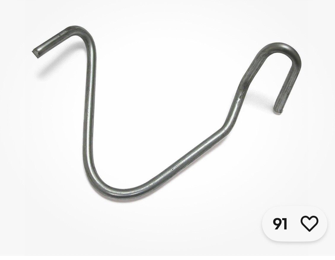 1000 pack Made in the USA Galvanized T-Post Fence Clips