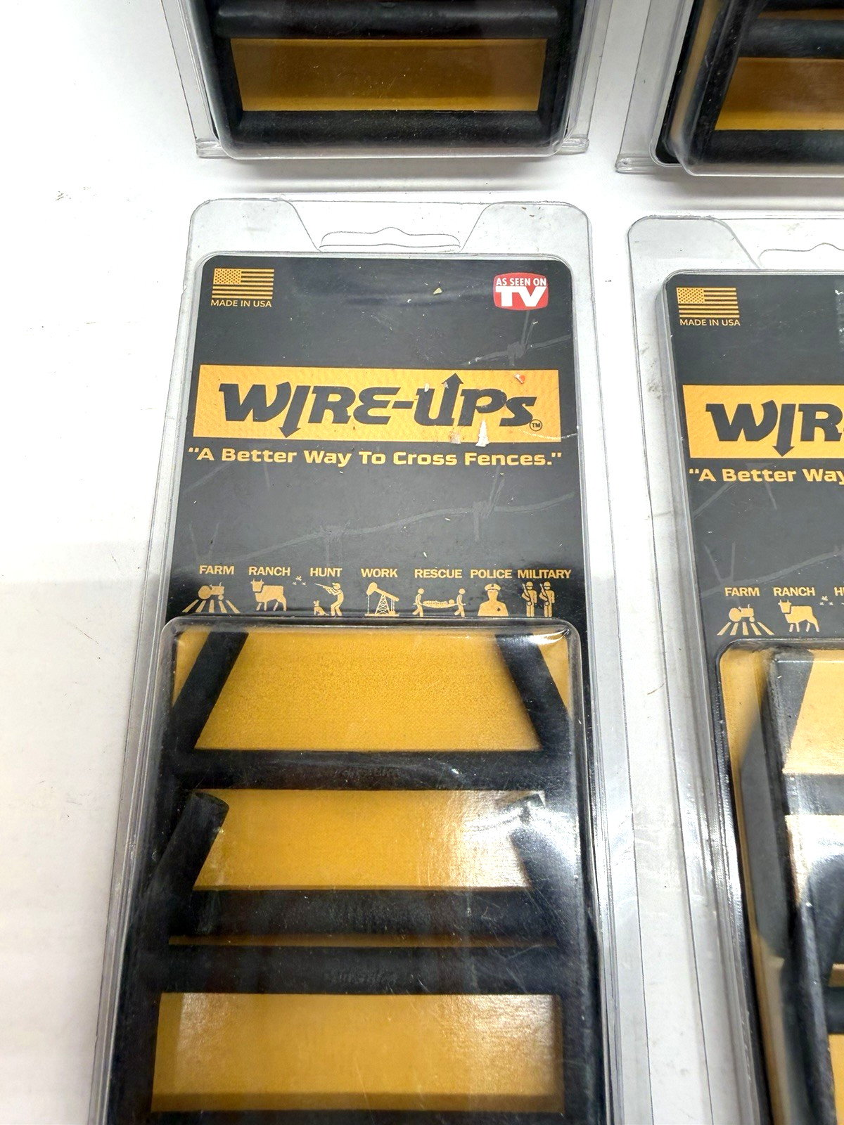 4 Packages of Wire-Ups Tool To Cross Fences – The Better Way Made In USA