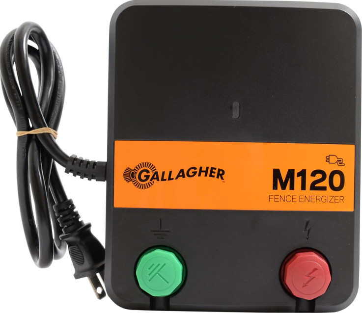 Gallagher M120 Electric Fence Energizer, 110V AC Charger – G330434 – Not Ship CA