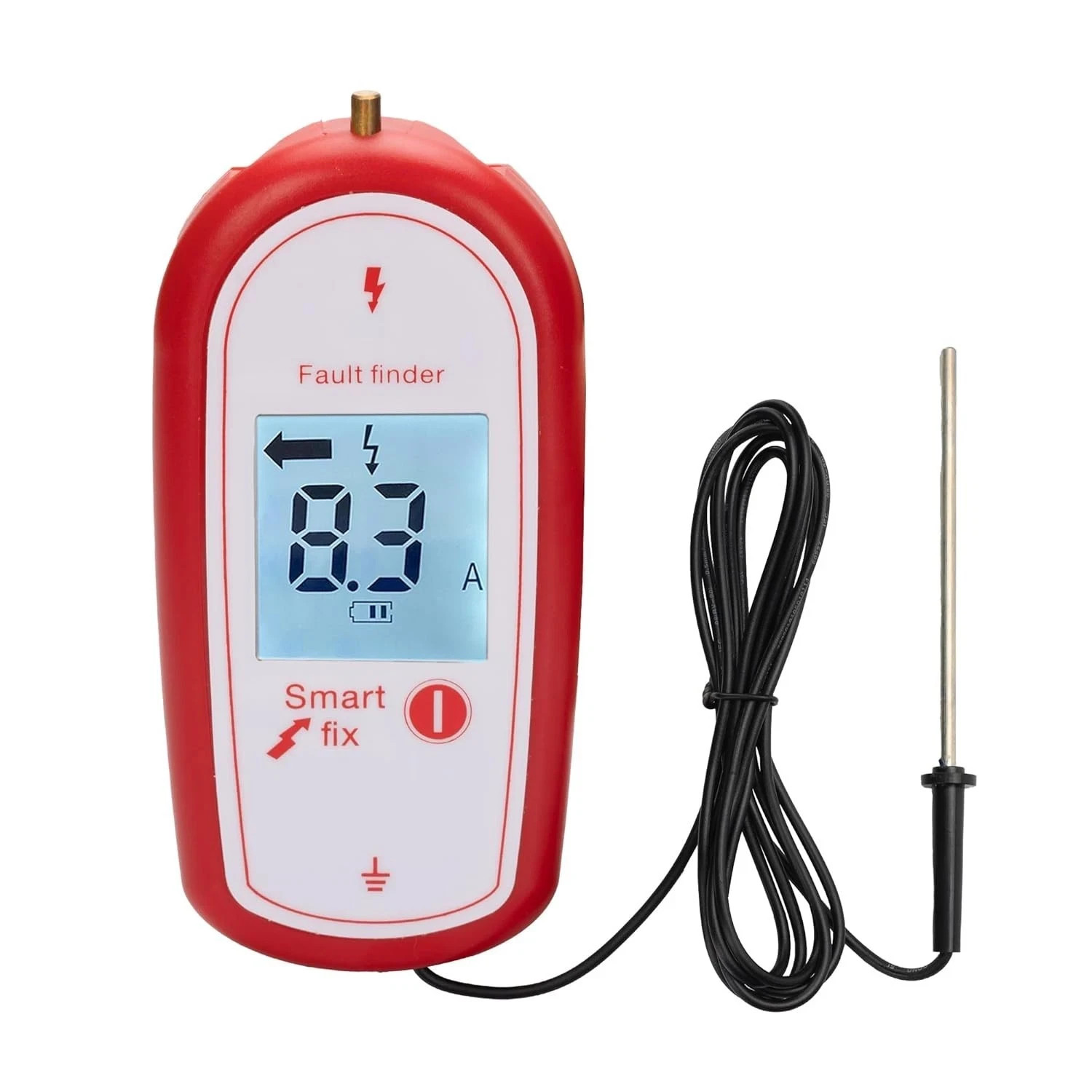 Electric Fence Voltage Tester, Handheld Fence Fault Finder Fence Tester for Farm