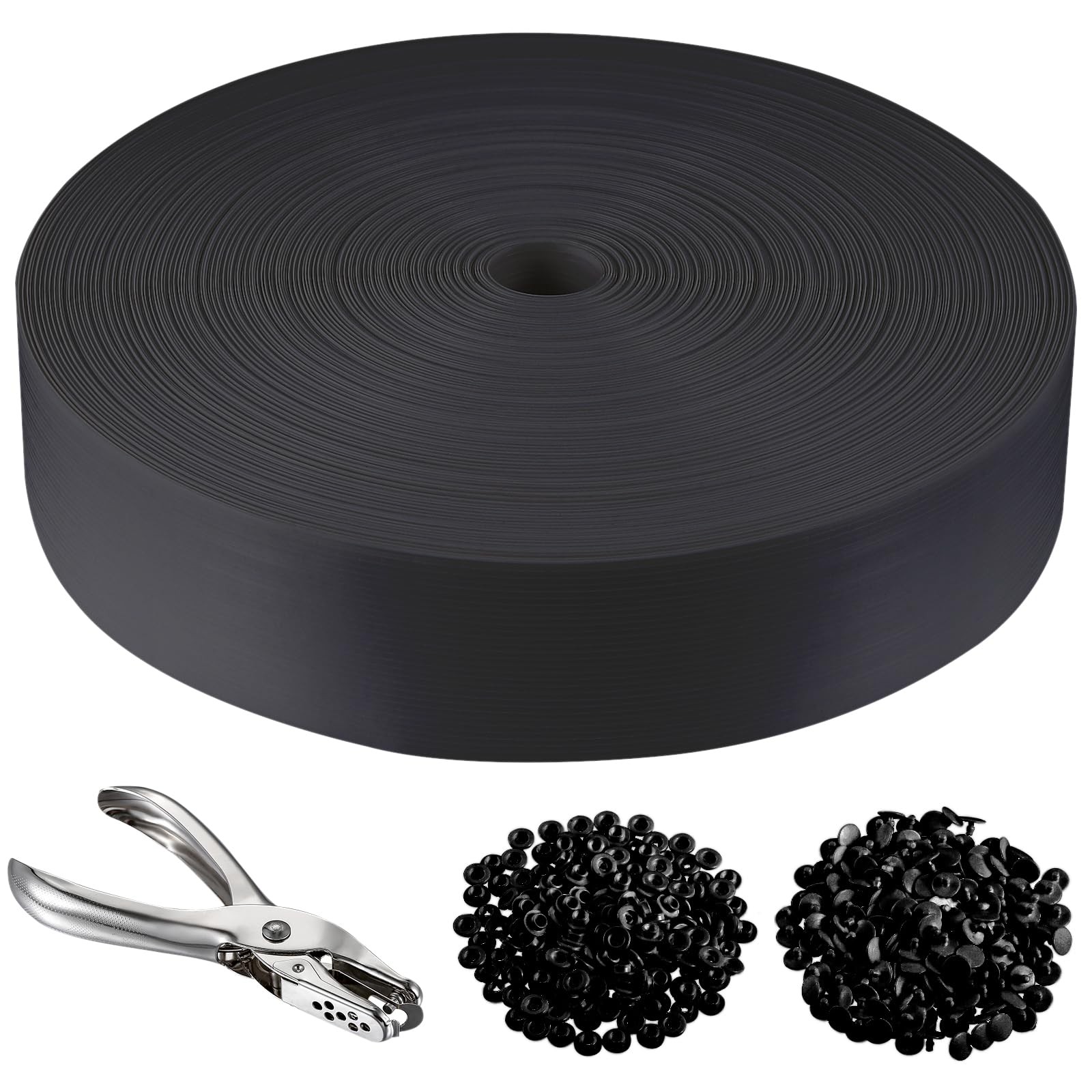 Chain Link Fence Privacy Strip, 246 ft. 246 ft., Black