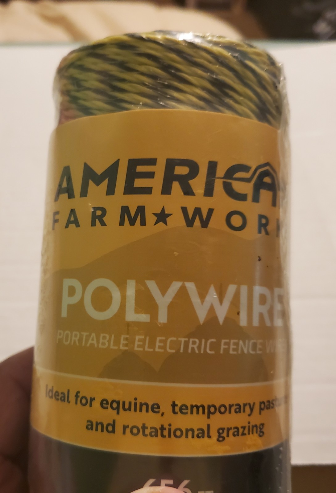 American Farm Works Portable Electric Fence Polywire 656 FT.