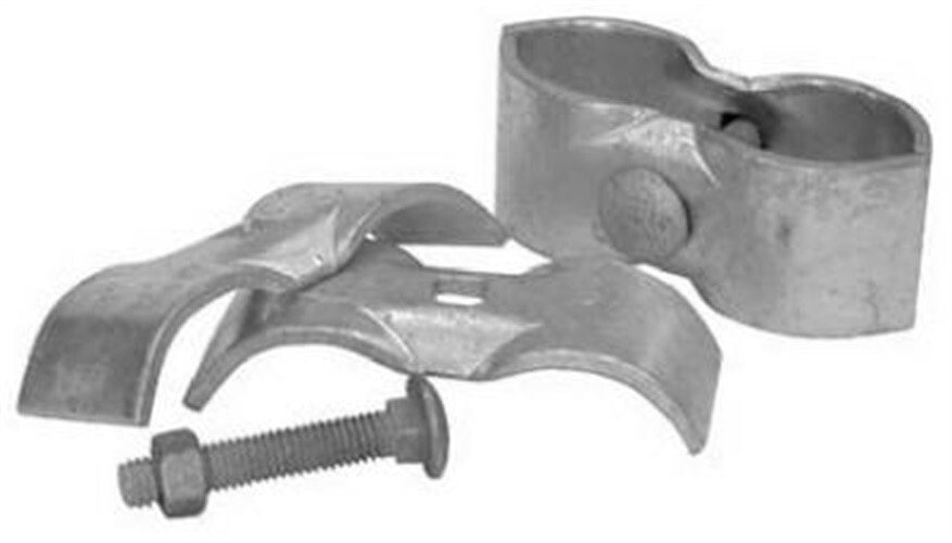 YardGard 4.75 in. L Galvanized Silver Steel Panel Clamp Set 1 pk (Pack of 5)