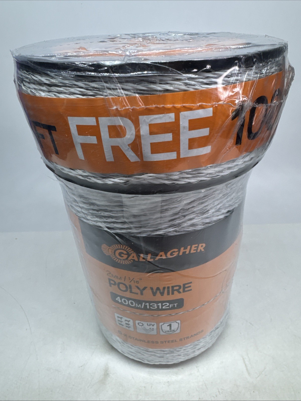 Gallagher G620300 1/16″ Poly Wire Electric Fence – 1320ft + 328ft Bonus D2