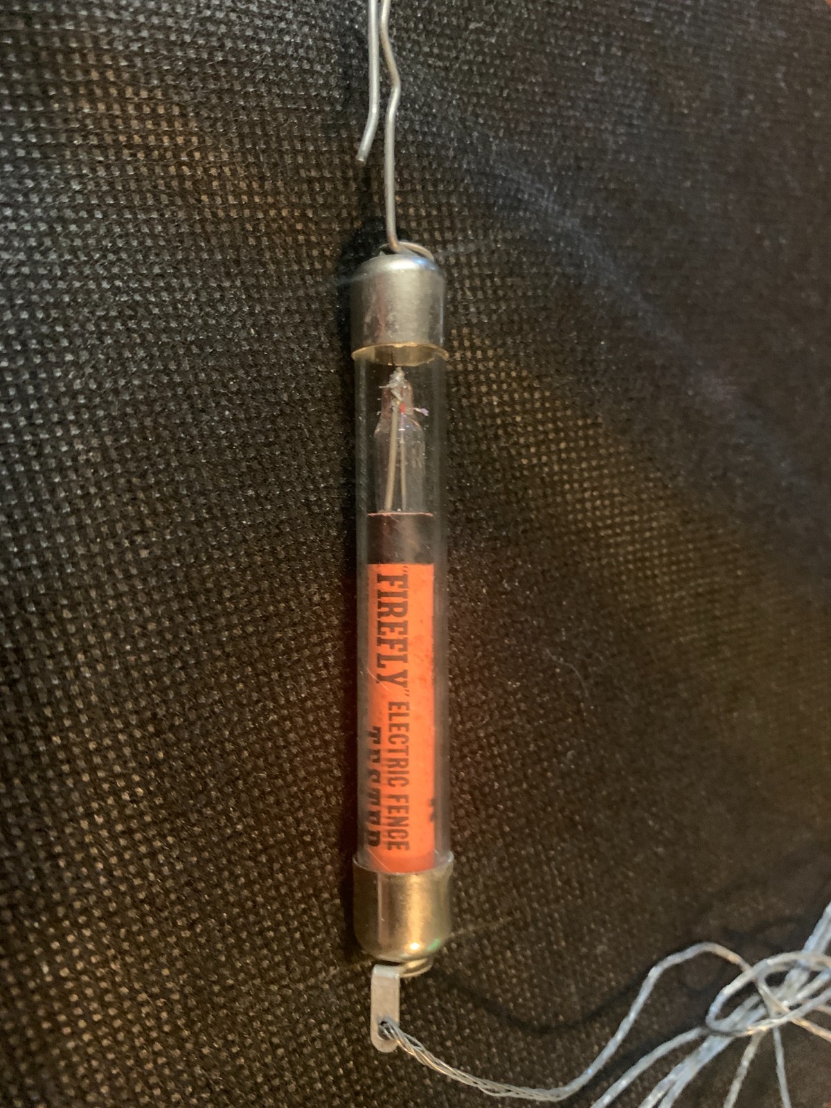 Vintage Firefly Electric Fence Tester Farm Ranch Tool w/ Ground Probe Portable