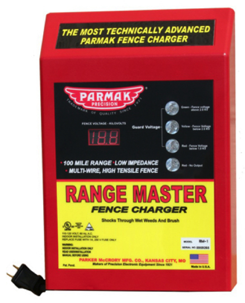 Range Master, Advanced Parmak Fence Charger, Digital Meter 145638