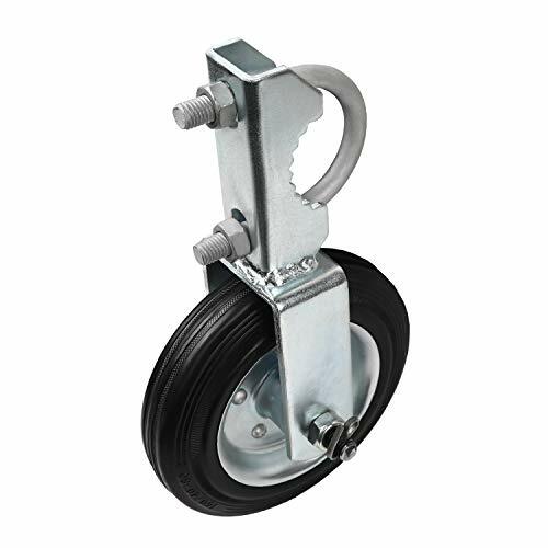 Gate Wheel for Metal Swing Gate with 1-5/8 Inch Thru 2 Inch Gate Frames Gate Sup