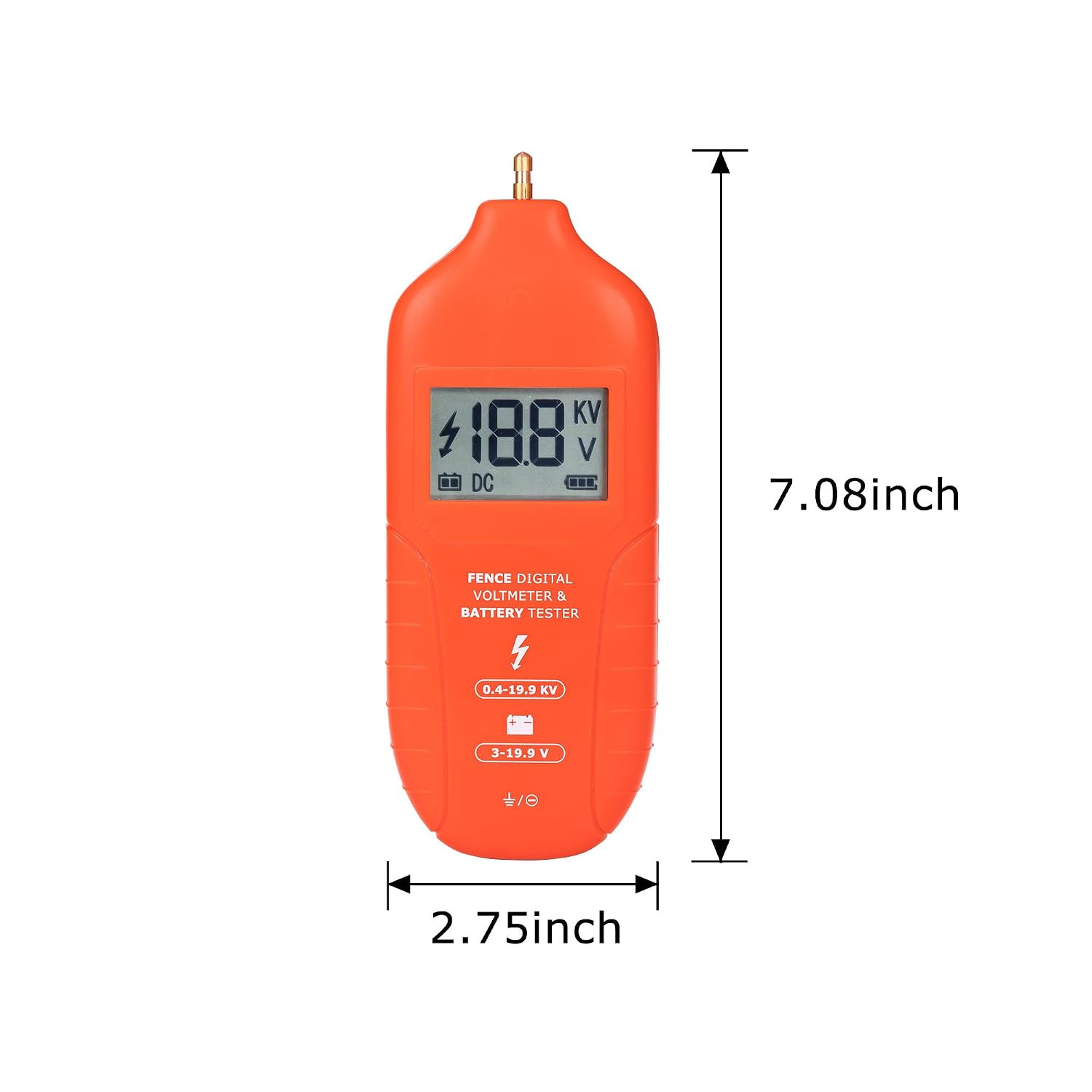 Electric Fence Tester Fault Finder Digital Electric Fence Voltage Tester Max 19.