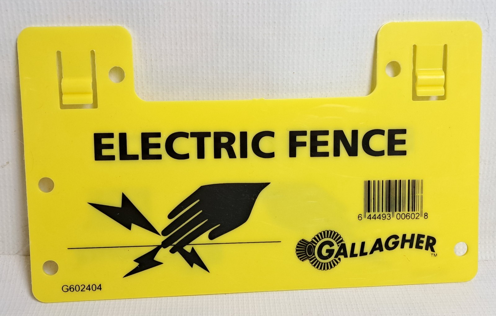 Gallagher G602404 Electric Fence Warning Signs Lot of 2 NEW
