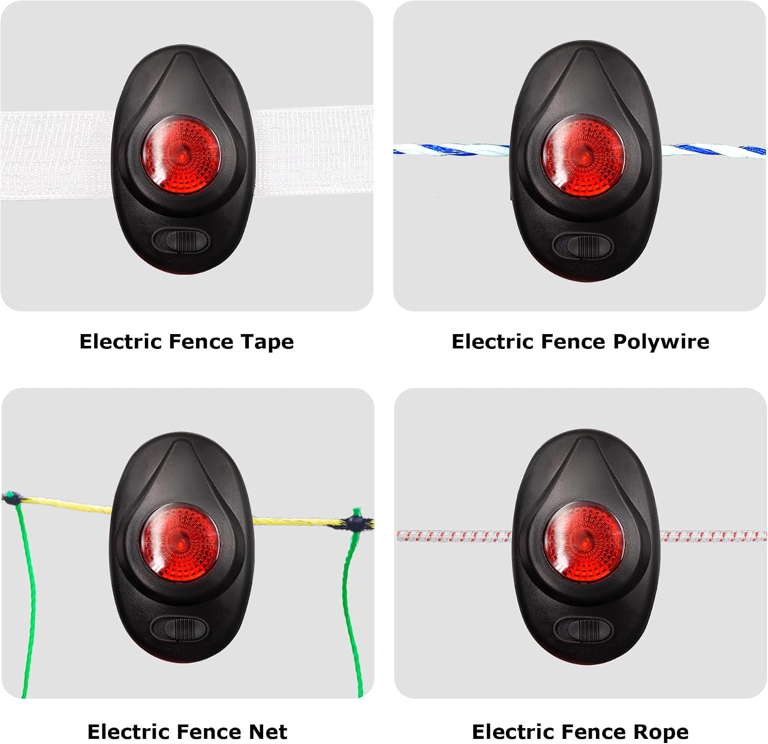 Electric Fence Alert Live Fence Indicator Electronic Fence Fault Finder for Farm