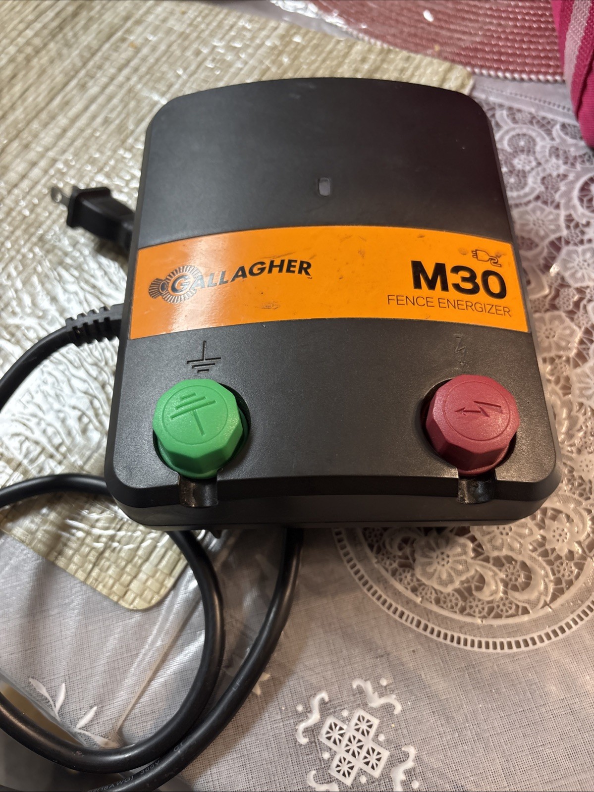 Gallagher G331434 Electric Fence Charger, M30, 0.3 Joules, 110-Volt 120
