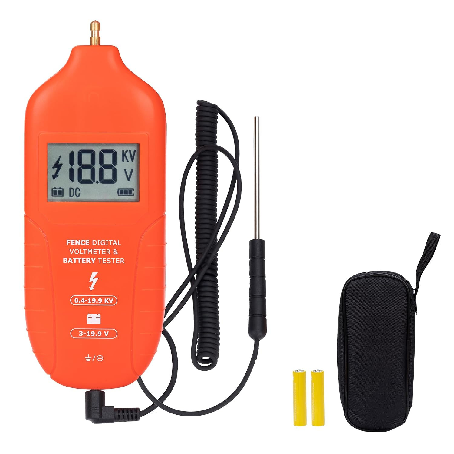 Electric Fence Tester Fault Finder Digital Electric Fence Voltage Tester Max 19.