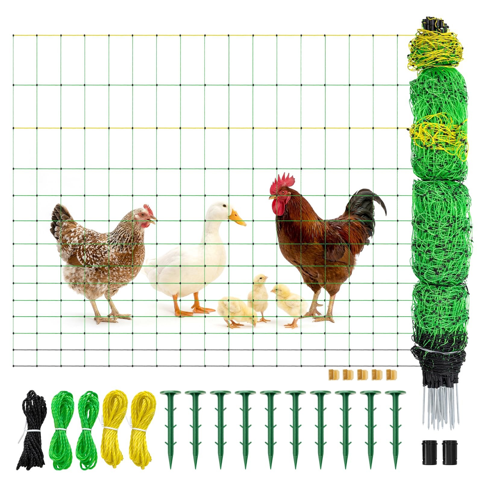 Electric Poultry Netting 47.5in H x 164ft L Chicken Fence