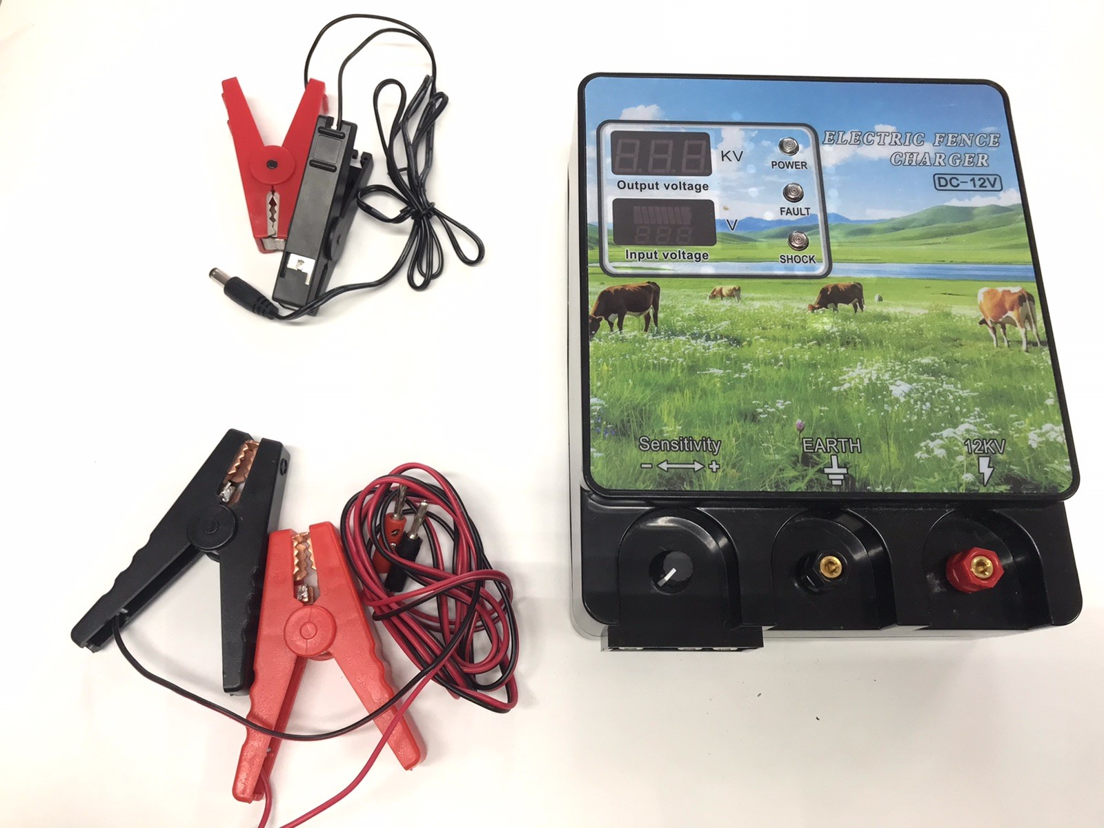 9 Joule XSD-A740 Electric Fence Charger, 400 Acres NOT TESTED , NO ADAPTER