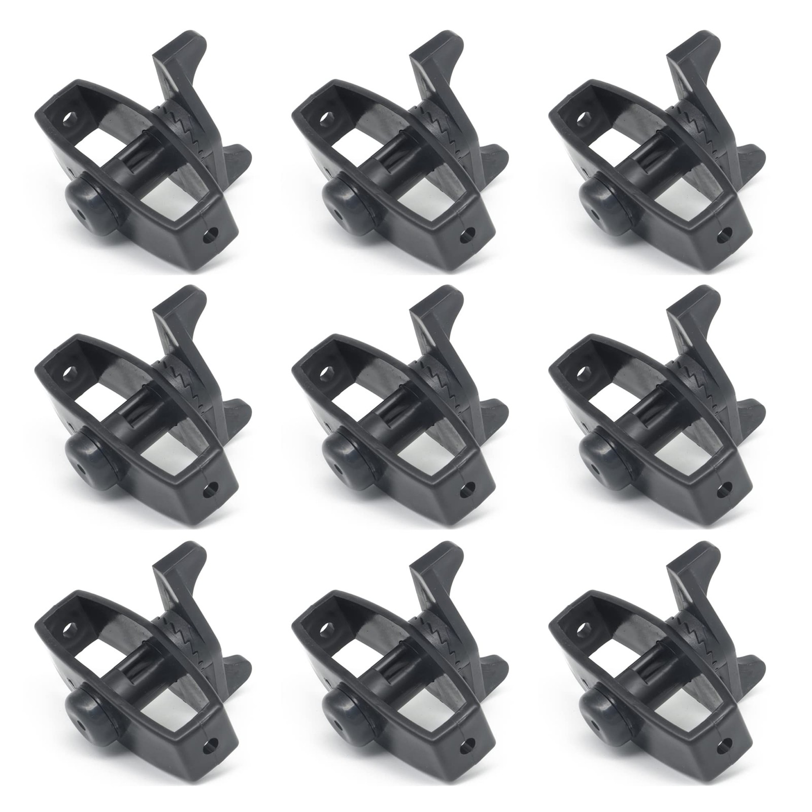 10 PCS ELECTRIC FENCE WIRE TENSIONER IN LINE TIGHTENER TOOL BLACK