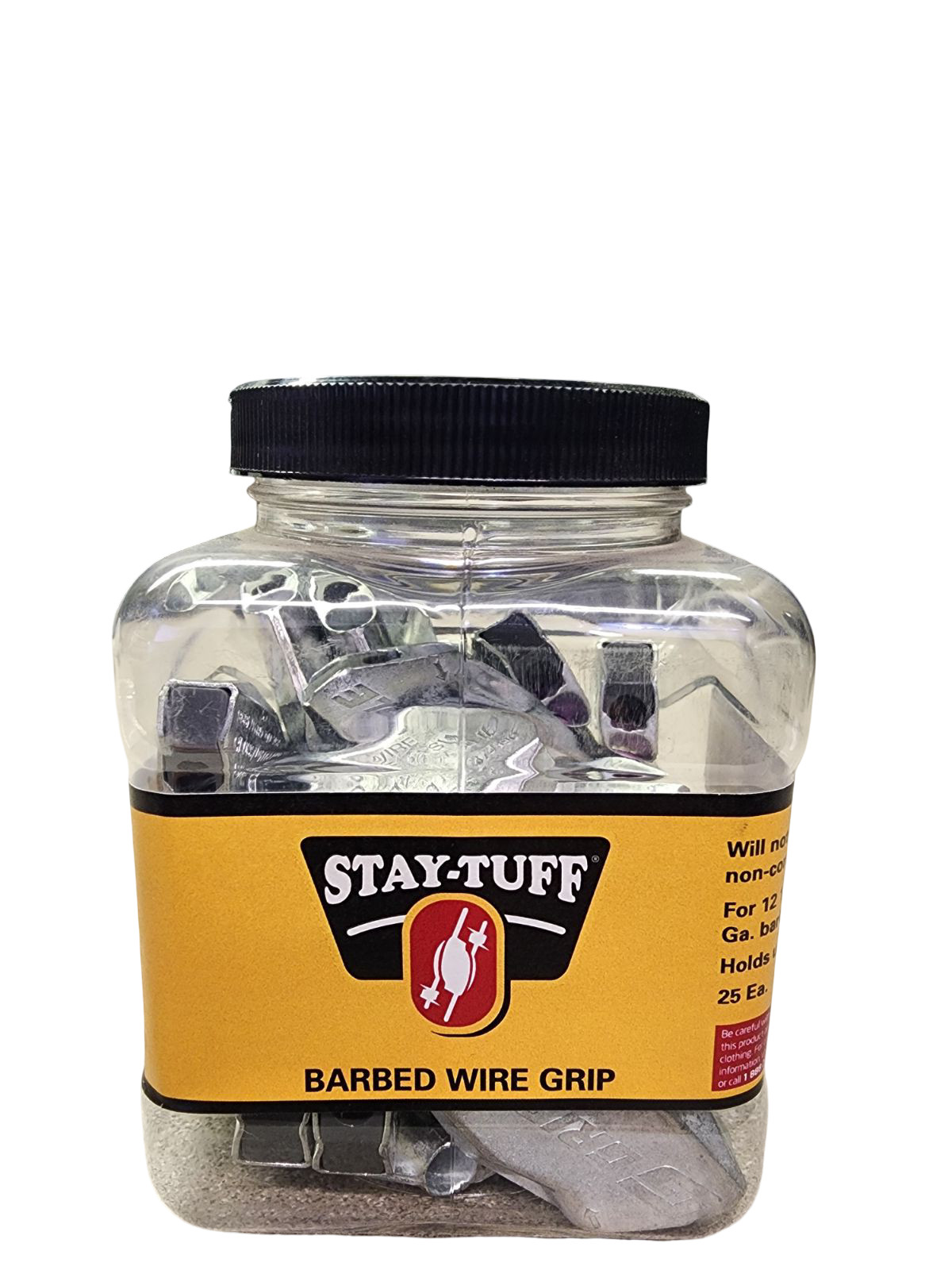 Stay‑Tuff 12.5 GA Barbed Wire Gripples – 25 Count | Fast, Secure Barbed Wire Joi