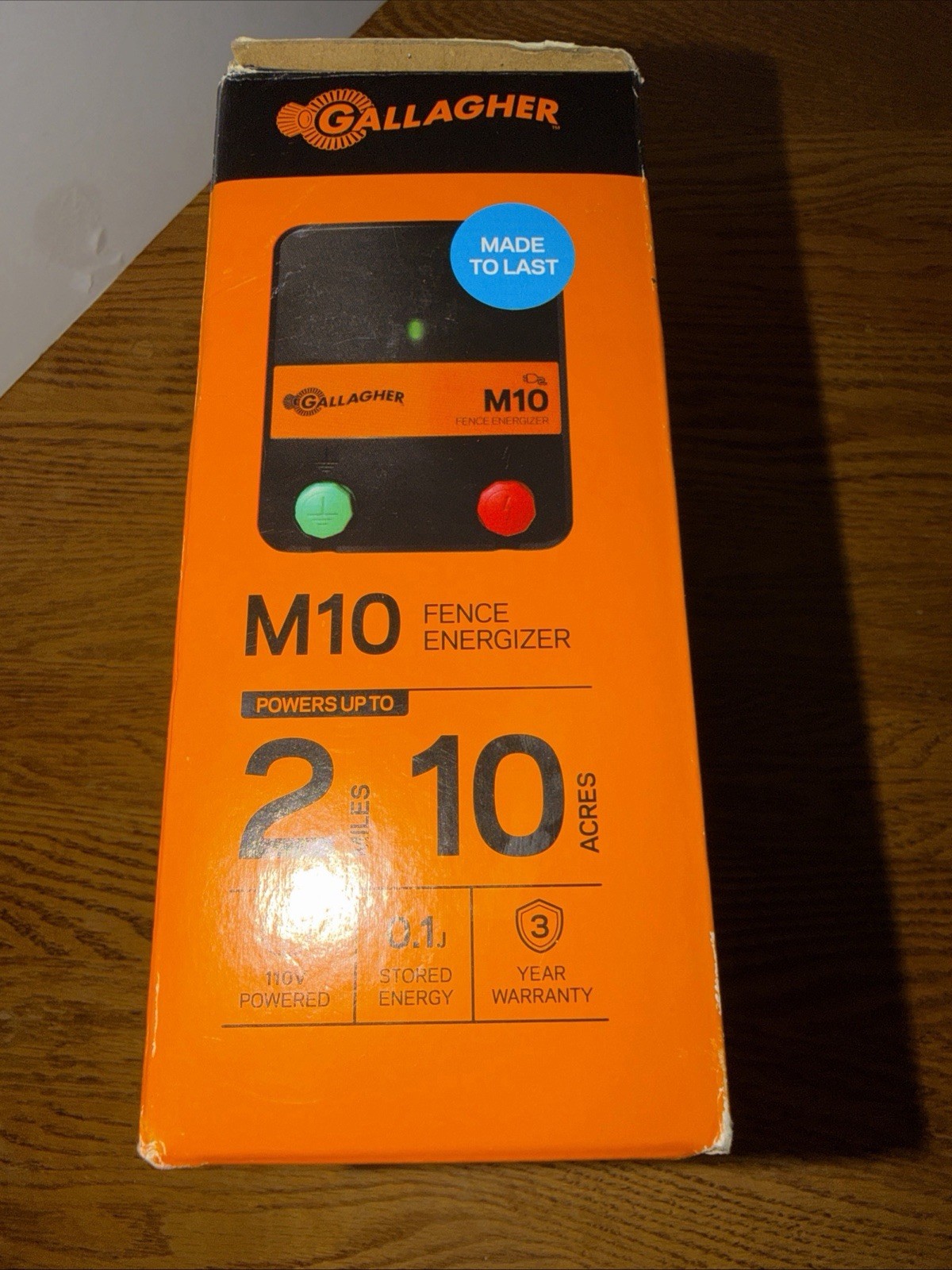 Gallagher M10 Fence Energizer G331424 Open Box