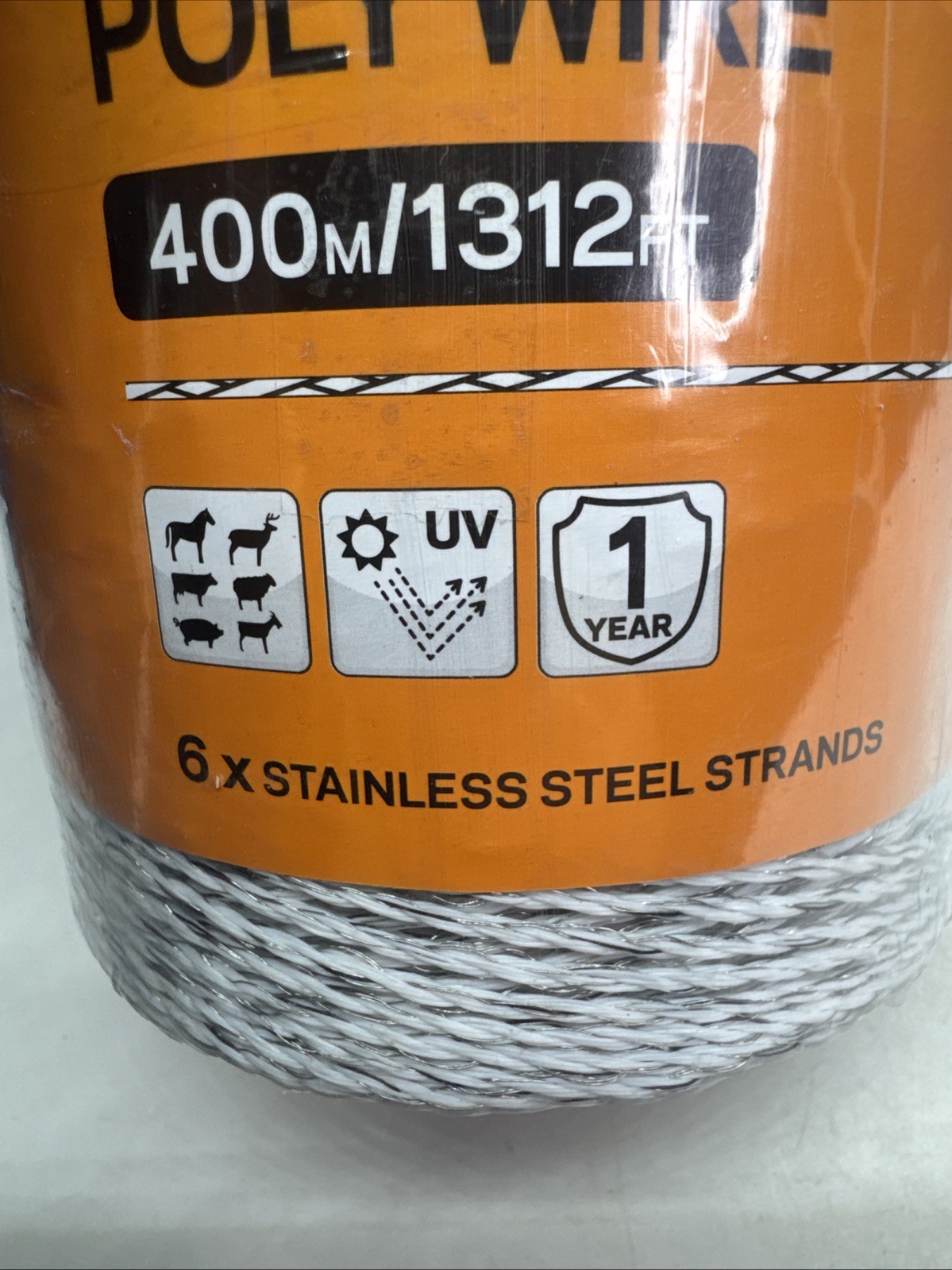 Gallagher G620300 1/16″ Poly Wire Electric Fence – 1320ft + 328ft Bonus D2