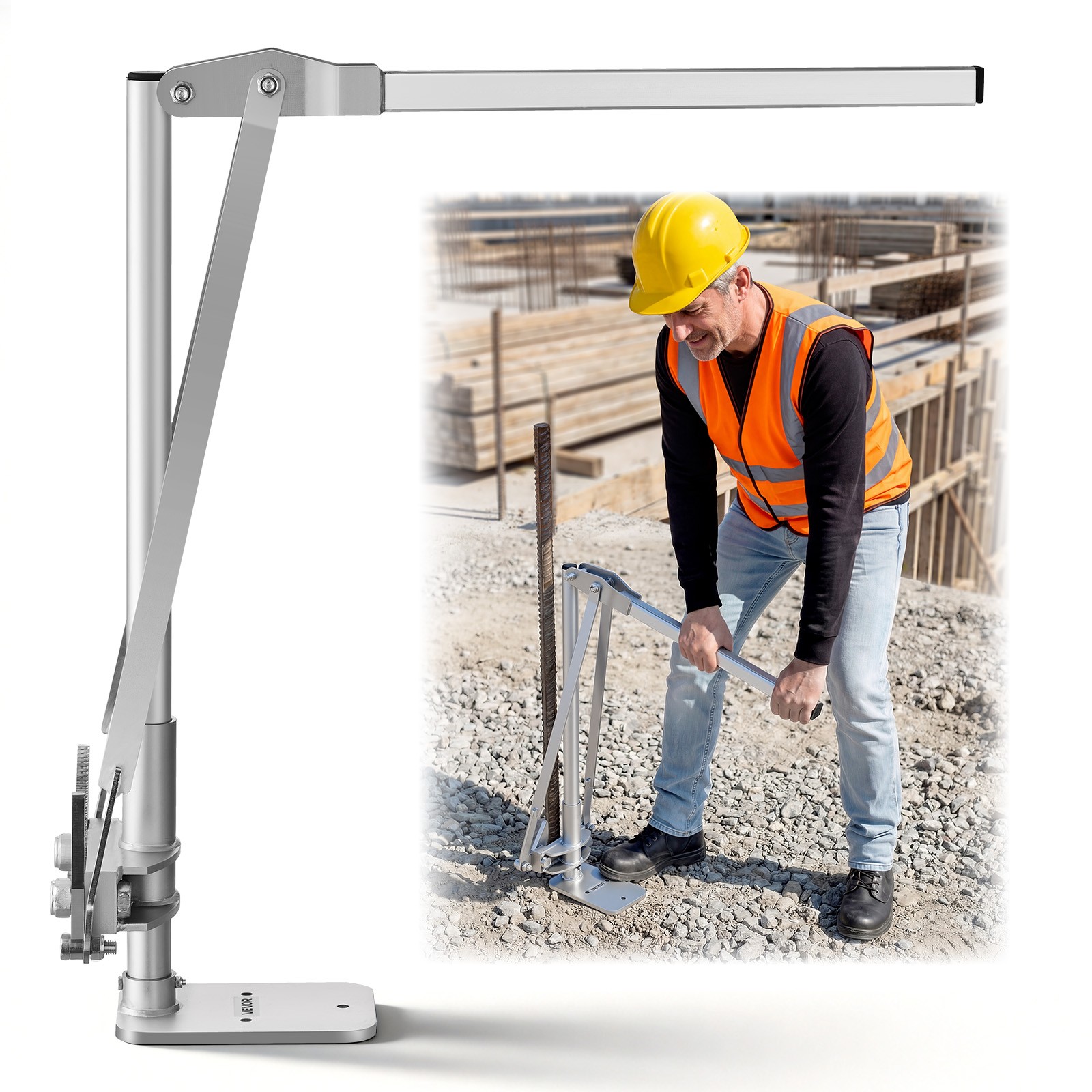 VEVOR T Post Puller Fence Stake and Post Puller 3.54 in Max Clamping Width Jaw