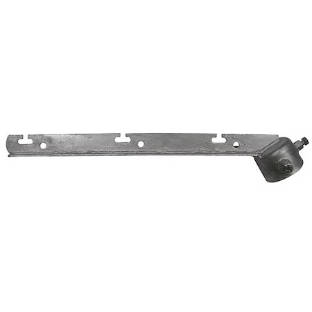 Barbed Wire Armcorner, Steel, 2-3/8 In Dia, 4Lvh7