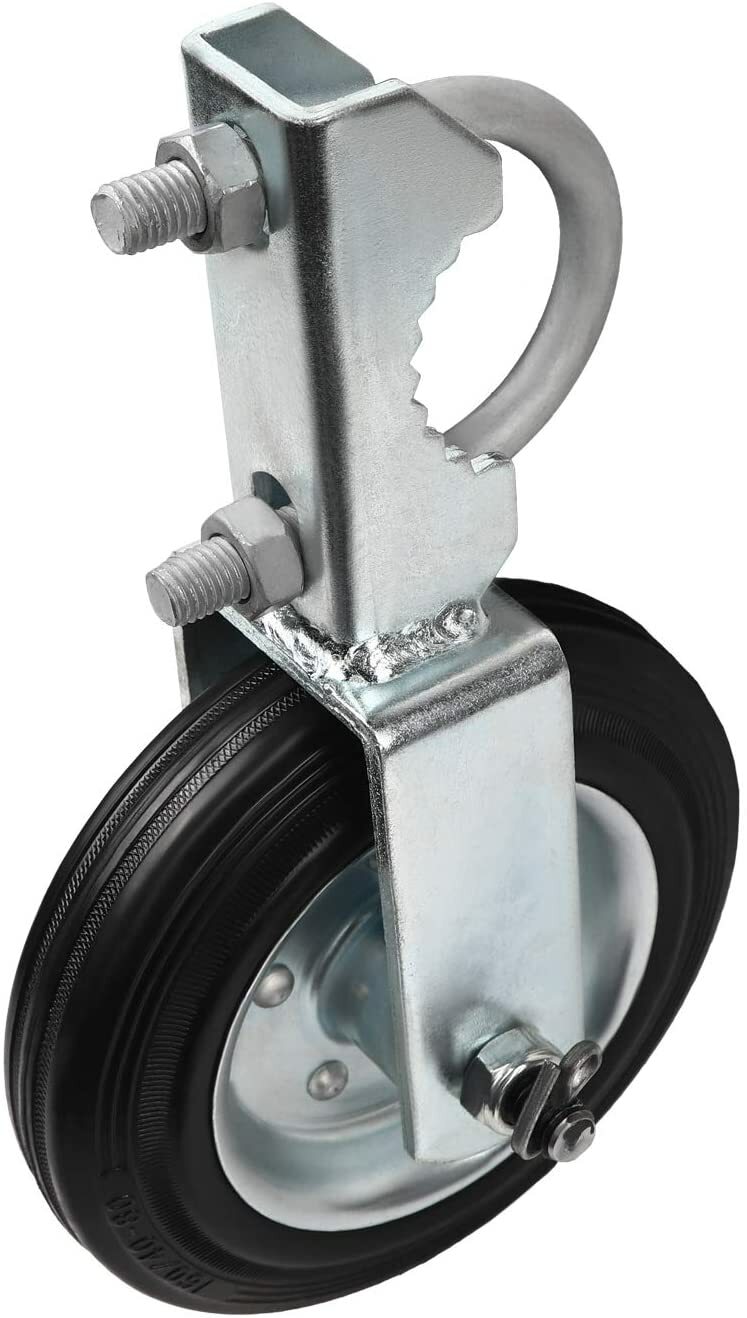 6″ Support Wheel for Double Chain Link Fence Metal Tube Swing Farm Gate Frames