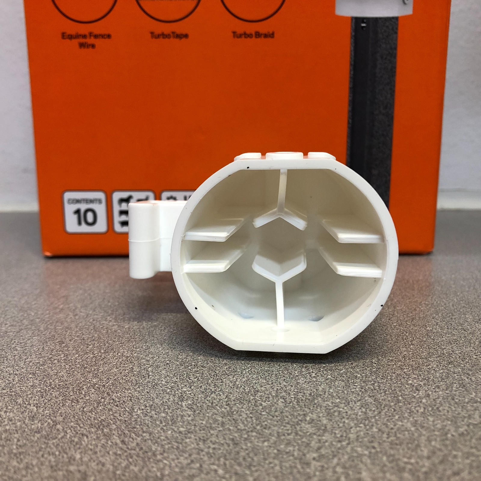 Gallagher G68513 T-Post Safety Cap and Insulator White