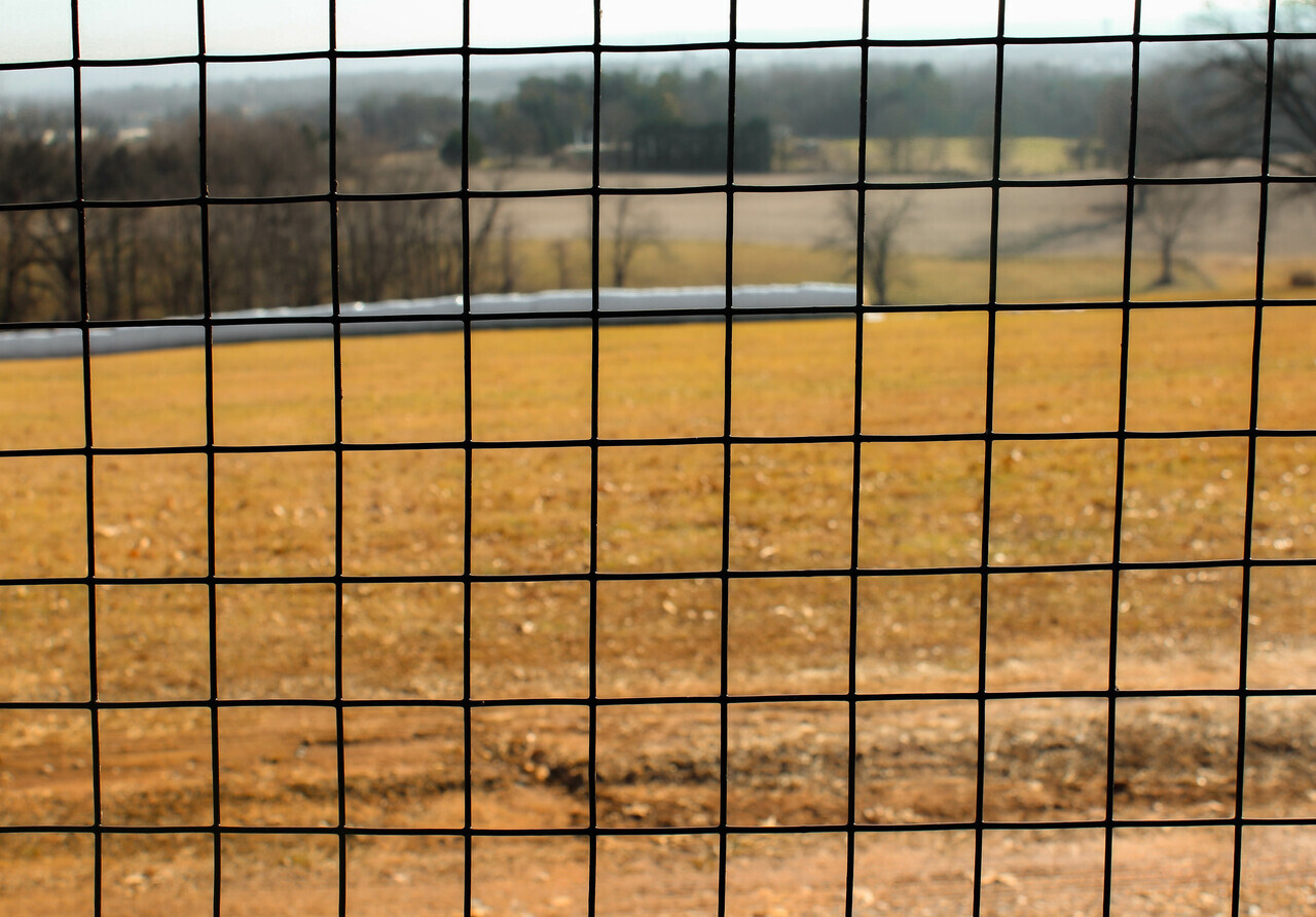 3′ x 100′ 14 Gauge Galvanized Steel Black PVC Coated Welded Wire 2” x 2” Mesh