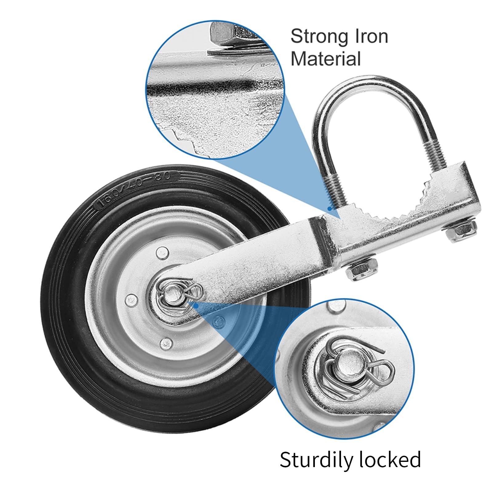 Gate Support Wheel For Metal Tube Chain Link Fence Frames Supporting Swing