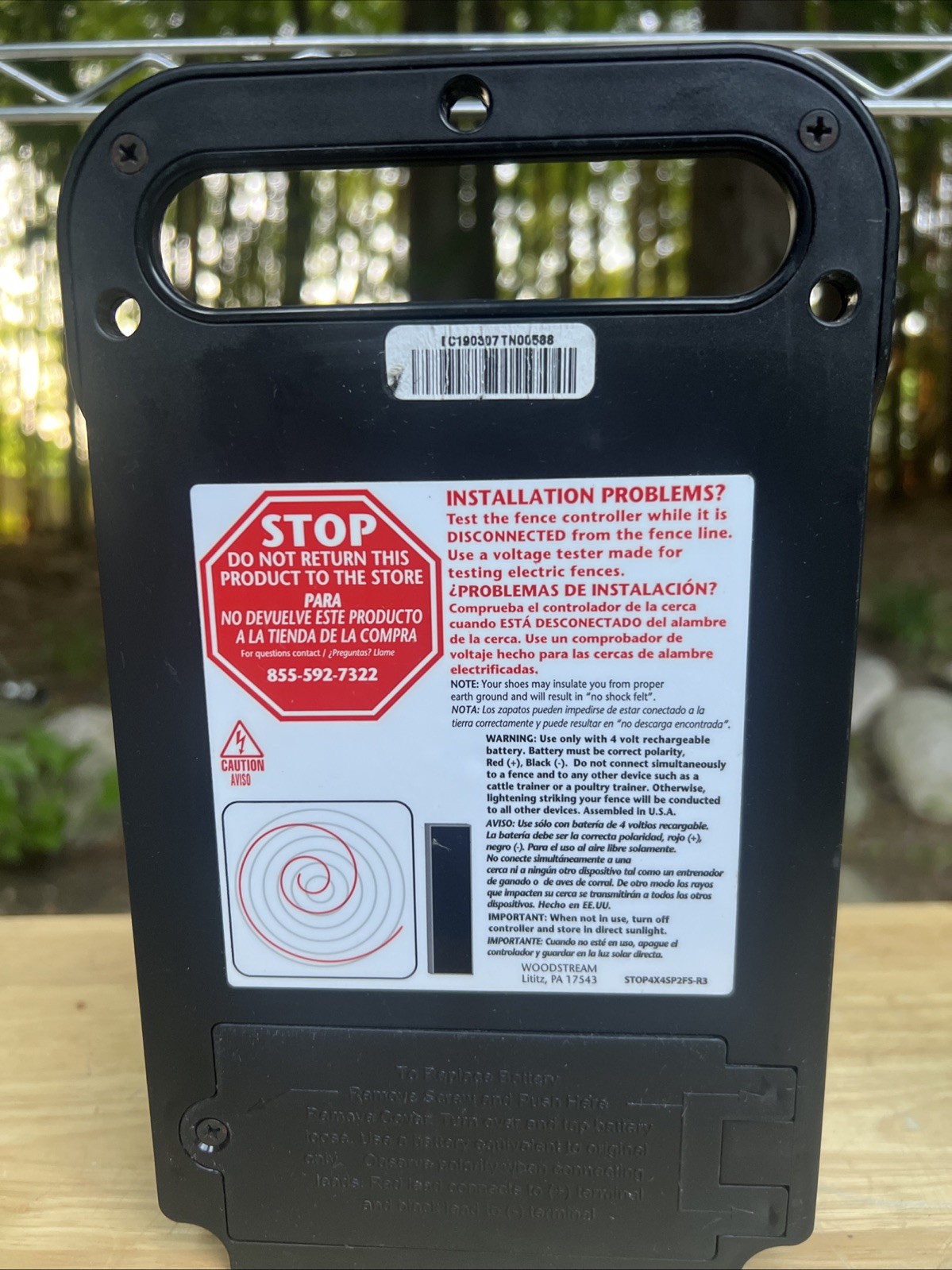 Solar American Farm Works Electric Fence Controller ~ 2 Mile Range #ESP2MAF-R1