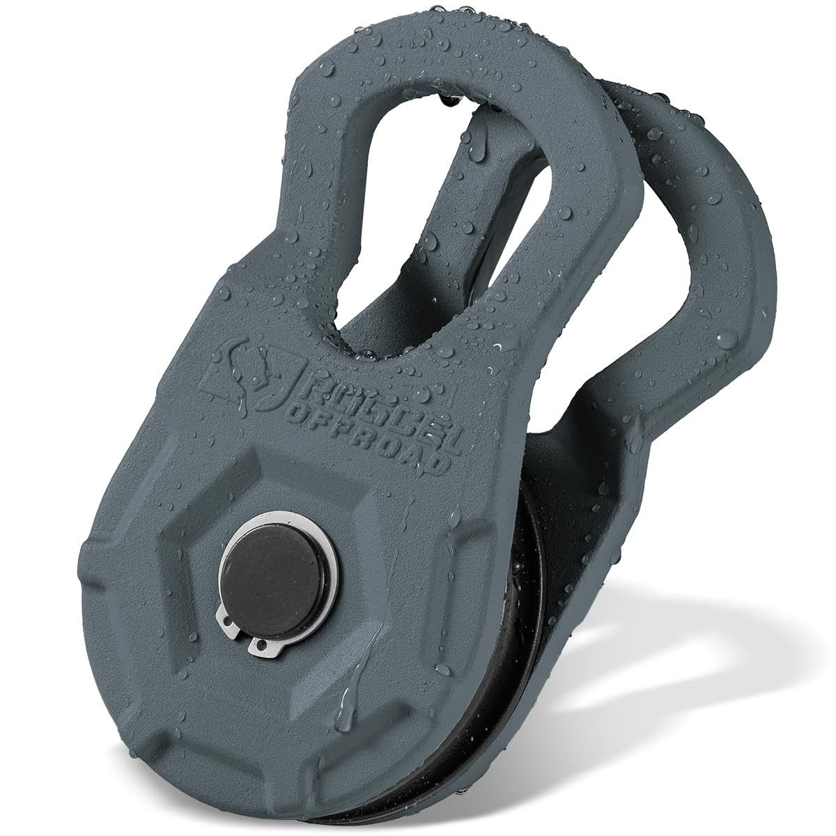 12T Heavy Duty Snatch Block Pulley for Recovery Winch, Trucks, ATV, UTV