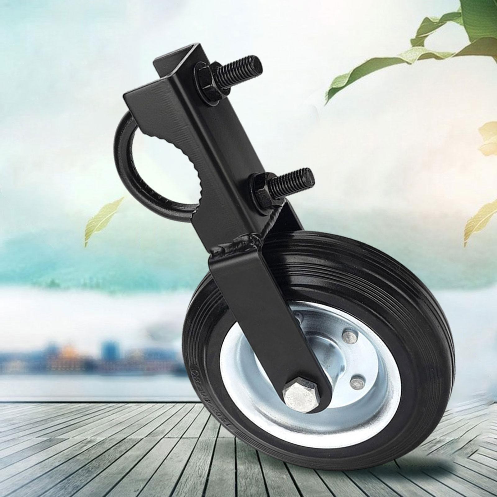Fence Gate Caster Wheel Easy Installation Universal Mount Adjustable Height for