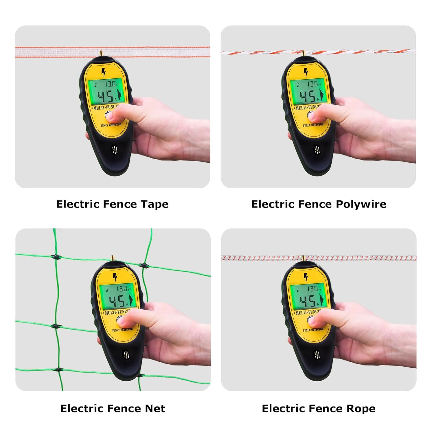 Electric Fence Tester and Fault Finder, 15KV Digital Electric Fence Voltage Test