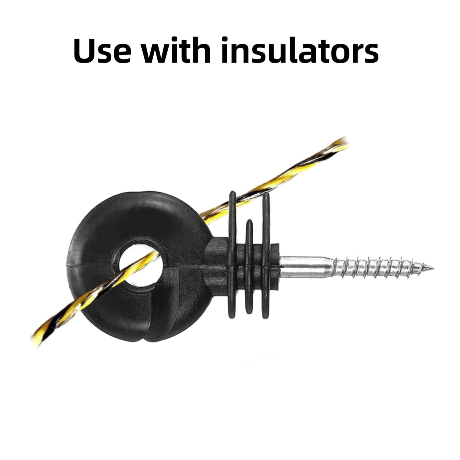 High Visibility Electric Fence Polywire 3366ft – 6 Stainless Steel Conductors
