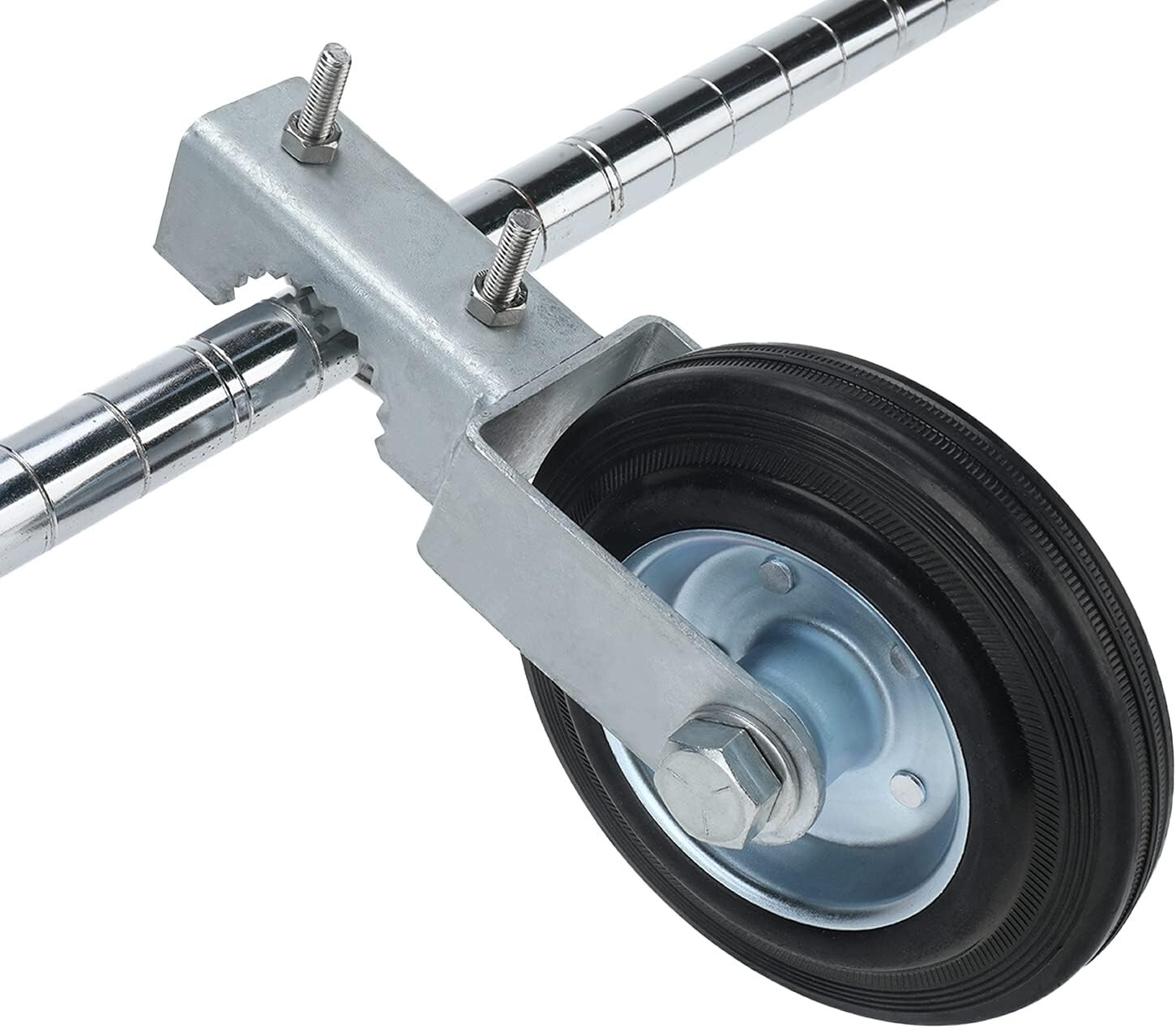 Gate Helper Wheel 1 5/8″ Thru 2″ Gate Frames 6″ Metal Swing Gate Support