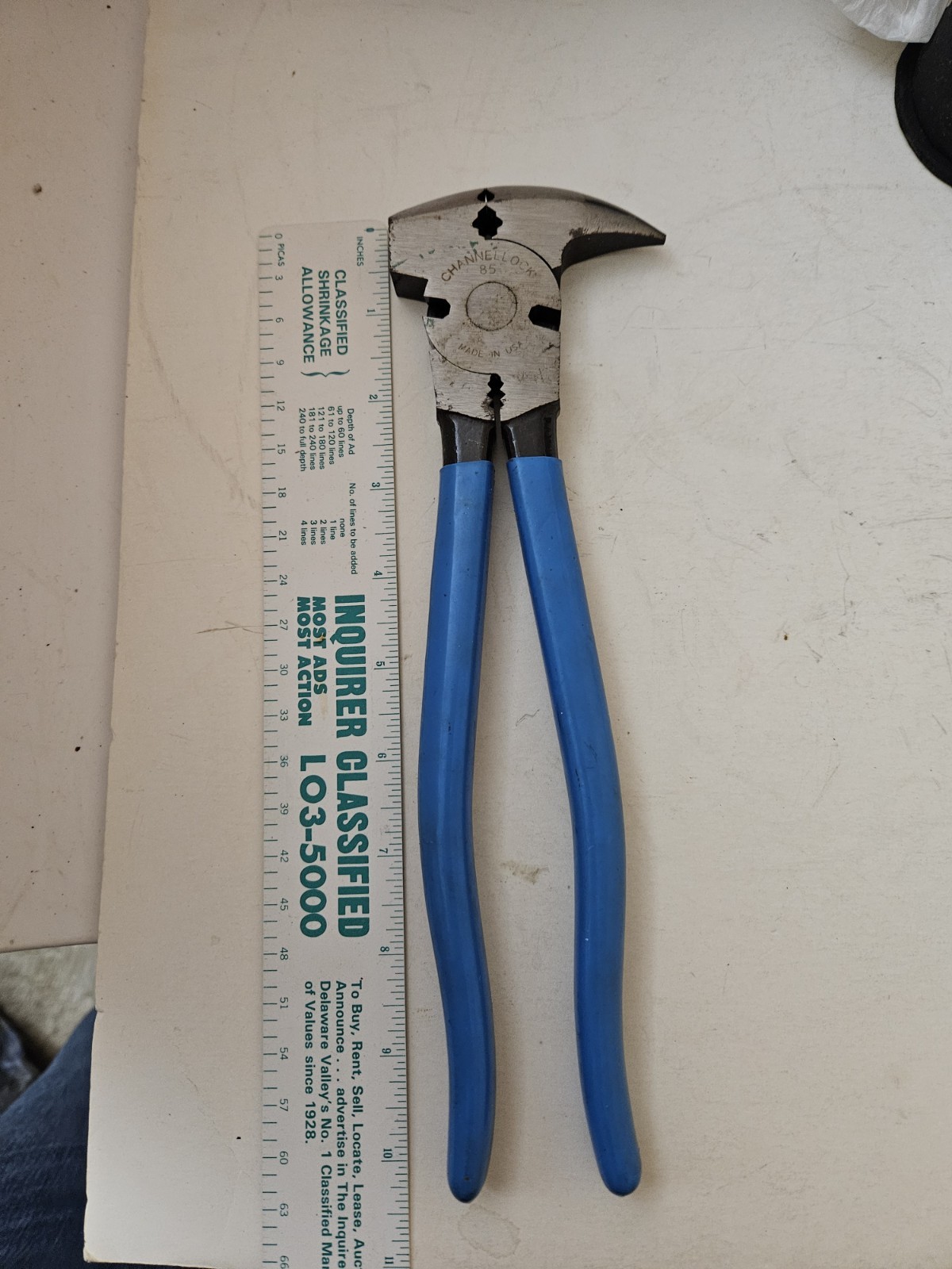 Channelloock 10″ Fence Tool – 85 Made In USA NOS