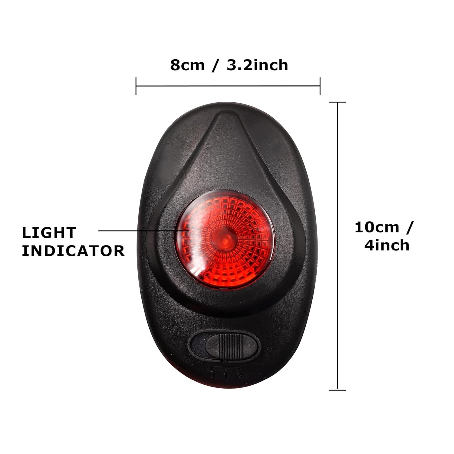 Electric Fence Tester with LED Indicator Lights, Clips to Wire or Tape Fences