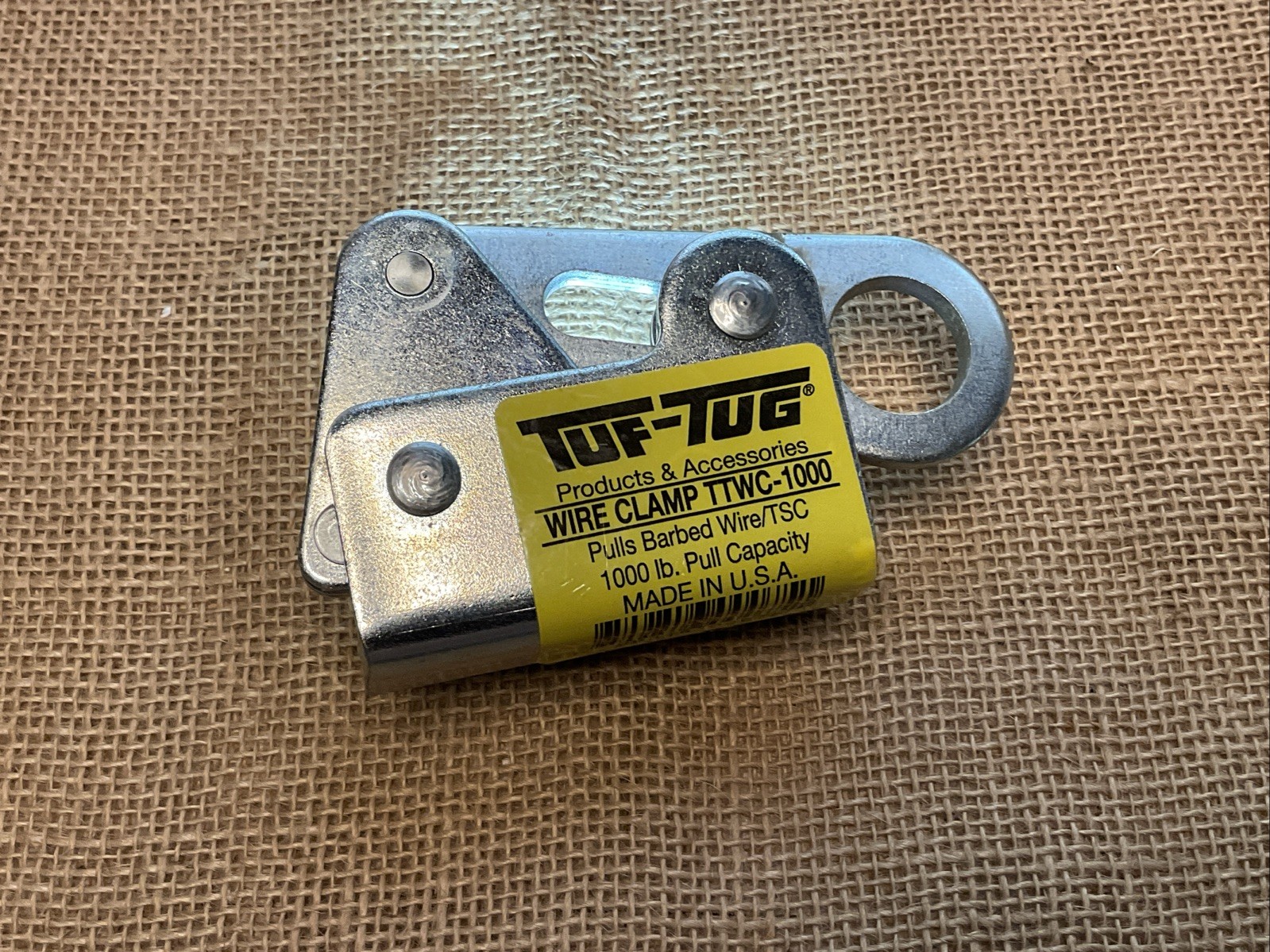 TUF-TUG Wire Clamp TTWC-1000 Barbed & Smooth Wire Fence Installation Tool USA