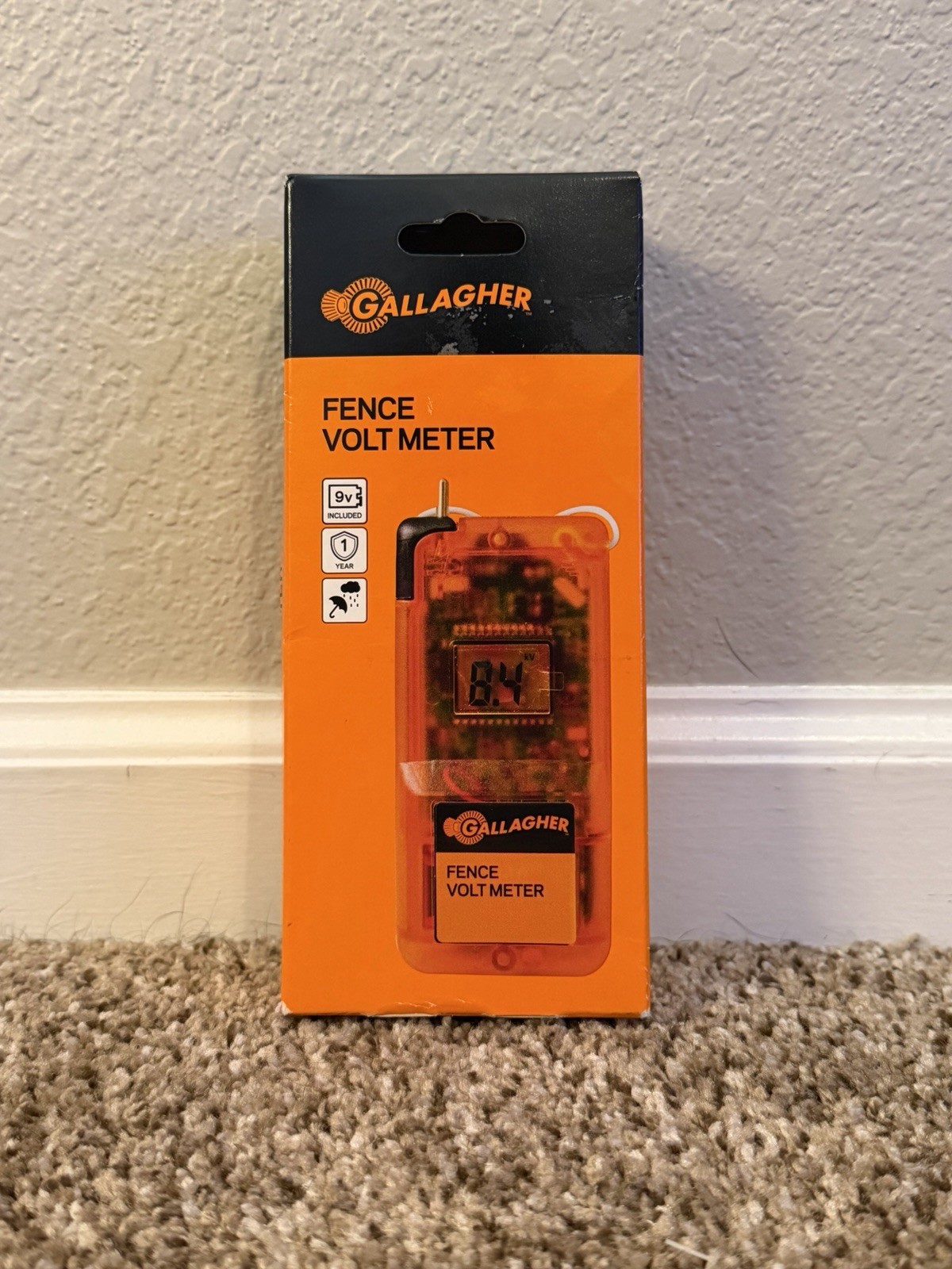 Gallagher G503014 Electric Fence Digital Volt Meter Testor Fencing 9V