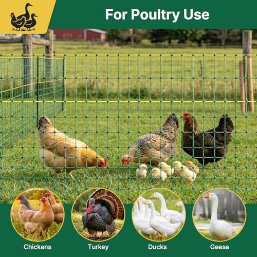 Electric Poultry Netting 47.5in H x 164ft L Chicken Fence