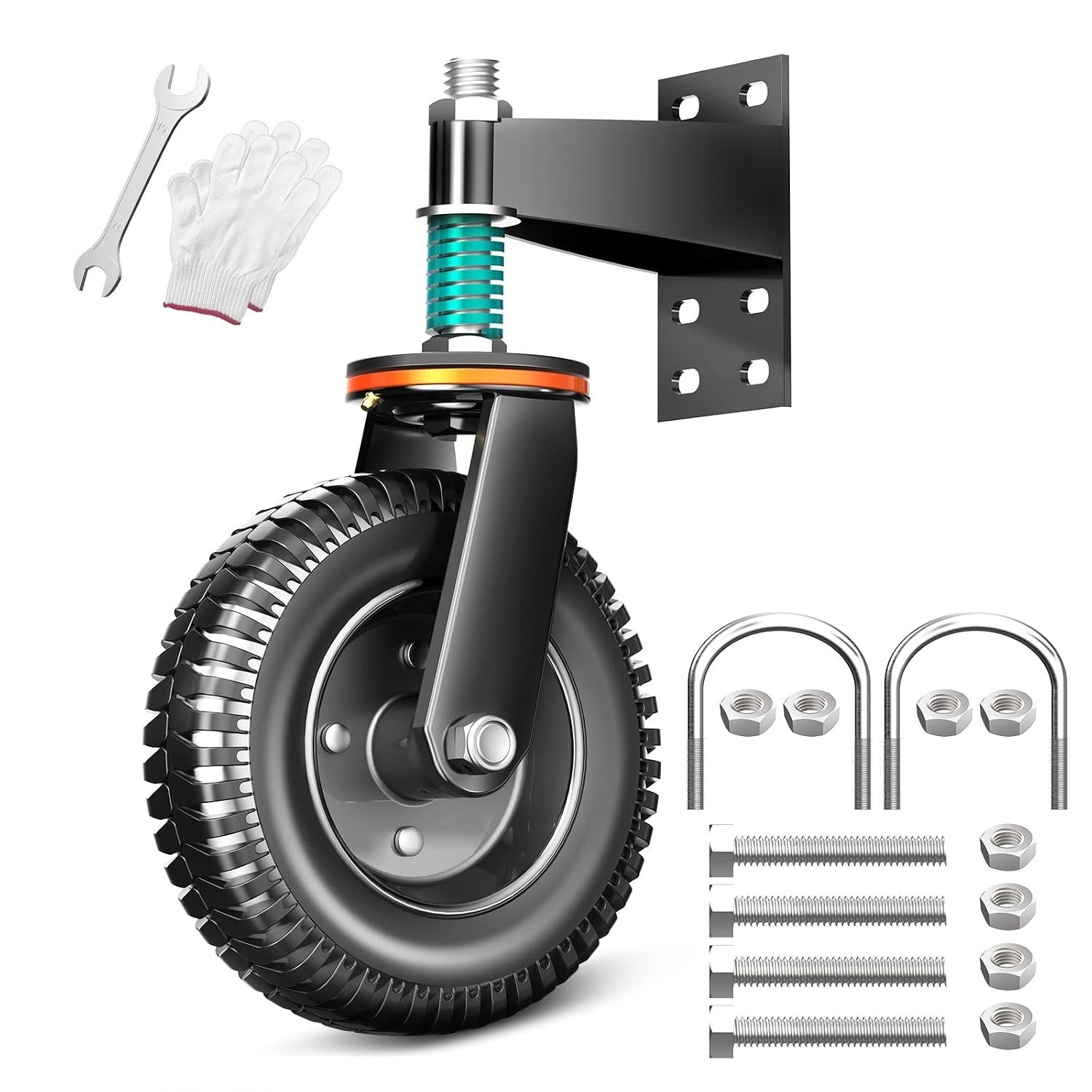 Easy Install Gate Wheel – Fits Metal & Wood Gates