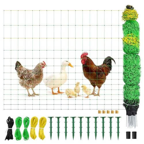 Portable Electric Poultry Fence 164ft x 47.5in