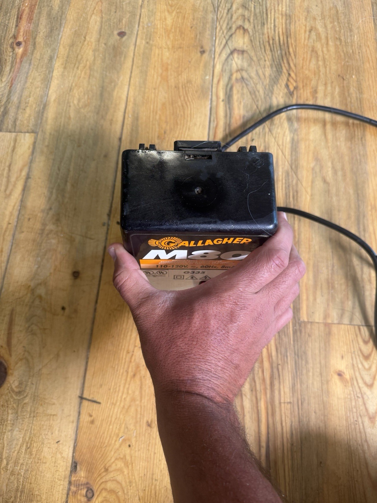 Gallagher M80 Power Fence Energizer 110-120V AC 8mA – Made in New Zealand – Used